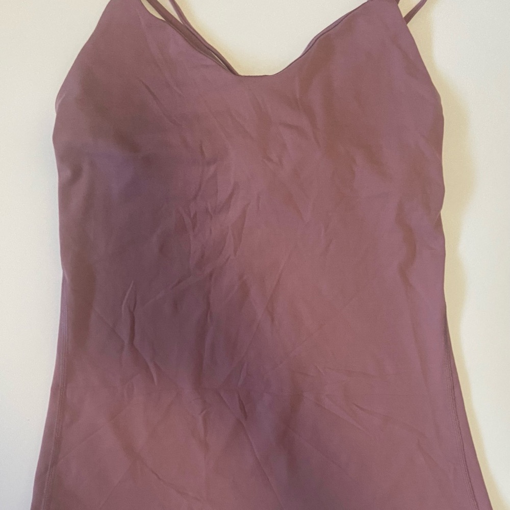 Lululemon Pink Fitted Camisole Sleeveless Top